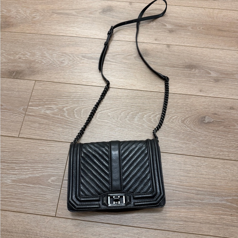 Rebecca Minkoff Leather Quilted Crossbody Bag